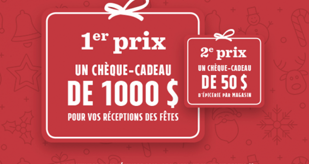 Chèque-cadeau Marché Richelieu de 1 000$ ou 1 des 56 prix de 50$
