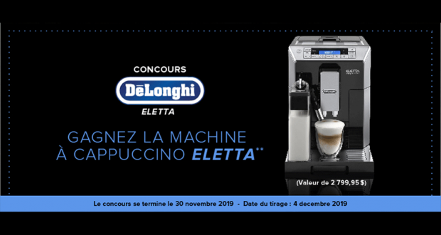 Machine à Espresso Delonghi Eletta Cappuccino Top (Valeur de 2799$)
