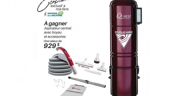Un aspirateur central Cyclo Vac (Valeur de 929$)