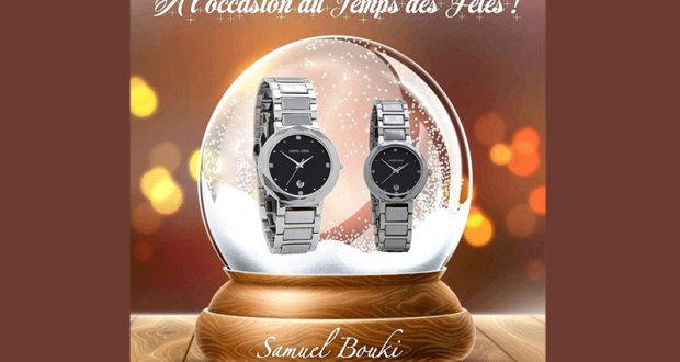 Un ensemble de montre Samuel Bouki pour homme et femme