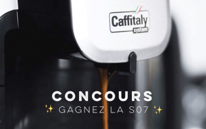 Une machine Caffitaly S07 + un mousseur à lait et... 1000$ de café