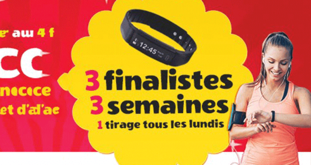 3 bracelets d'activité à gagner