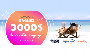 Gagnez un crédit-voyage de 3000$ offert par Vacances Sunwing