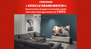 Gagnez un ensemble de salon complet (Valeur de 7379$)