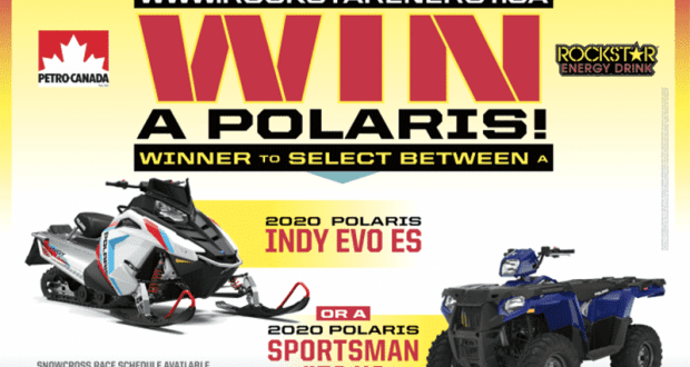 Gagnez une Polaris Indy Evo OU Polaris Sportsman 450