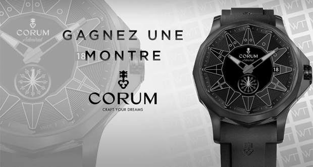 Gagnez une montre Corum Admiral Legend 42 (Valeur de 6960$)