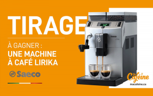 Machine à café Lirika Plus Saeco de 900$ + Sac de café de 2lbs
