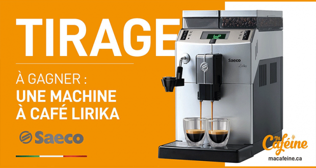 Machine à café Lirika Plus Saeco de 900$ + Sac de café de 2lbs