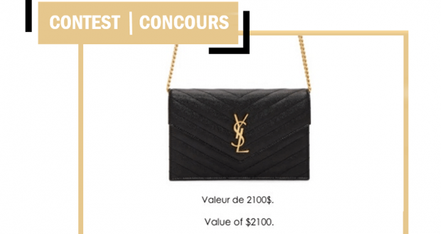 Un Sac à main Yves Saint-Laurent (Valeur de 2100$)