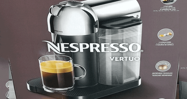 Une machine Nespresso Vertuo