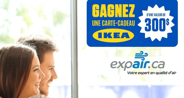 Carte cadeau Ikea de 300$