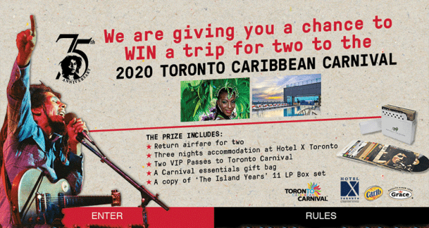 Gagnez un Voyage pour 2 à Toronto pour le Festival Caribana