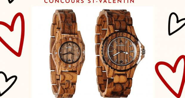 Un duo de montre en bois Konifer