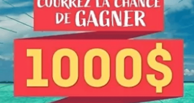 Gagnez 1 000$ CAD cash