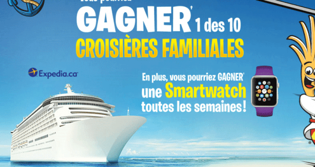 Gagnez 1 des 10 croisières familiales dans les Caraïbes