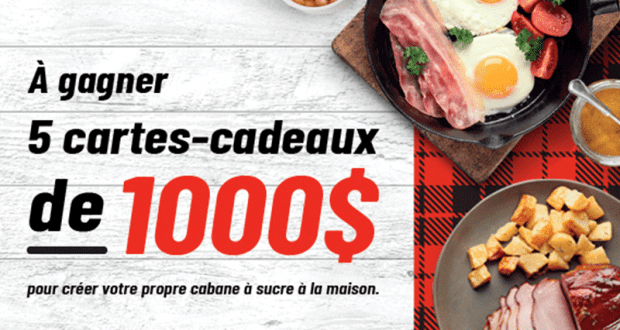 Gagnez 5 cartes-cadeaux Métro de 1000$ chacune