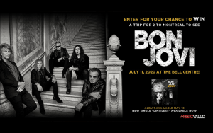 Gagnez un Voyage pour deux à Montréal pour voir Bon Jovi