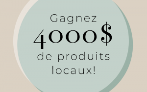 40 cartes cadeaux de 100$ d'entreprises québécoises
