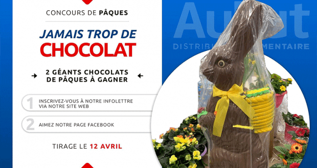 Gagnez 2 lapins géants en chocolat