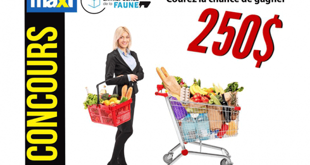 Gagnez 250$ d’épicerie