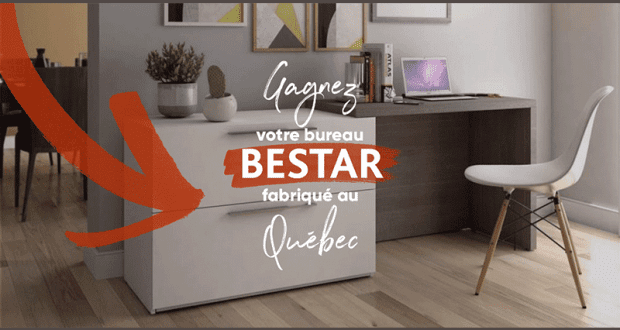 Gagnez votre meuble de bureau extensible Bestar