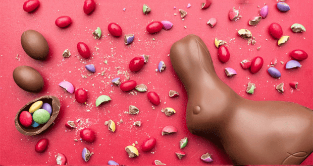 Un énorme lapin en chocolat de 3 kg