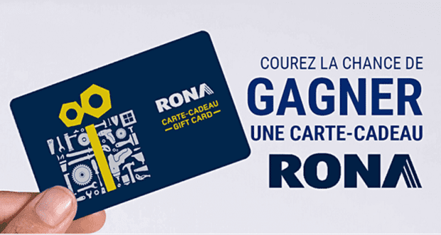 Une carte-cadeau RONA de 500$