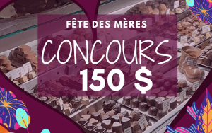 150$ de délicieux chocolats belges
