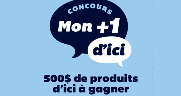 500$ d'épicerie de produits d'ici