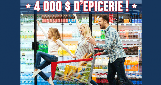 Gagnez 4 000 $ d'épicerie