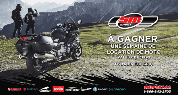 Une semaine de location de moto Yamaha FJR 1300