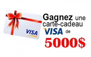 Gagnez Une carte-cadeau Visa de 5 000 $