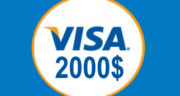 Gagnez une carte-cadeau Visa de 2 000 $