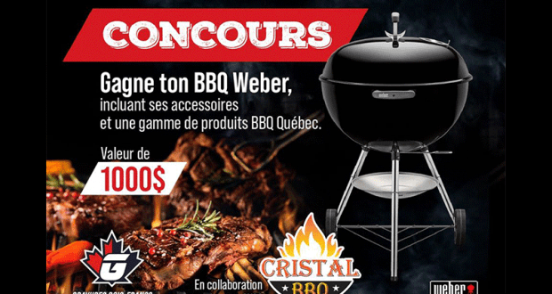 Un BBQ Weber et ses accessoires (Valeur de 1000$)