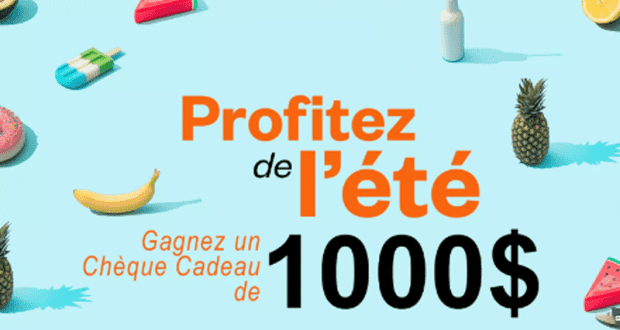 Un chèque-cadeau de 1 000 $