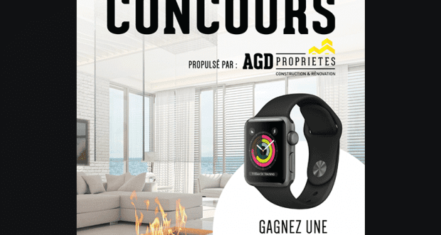 Une APPLE WATCH 3 (Valeur de 300$)