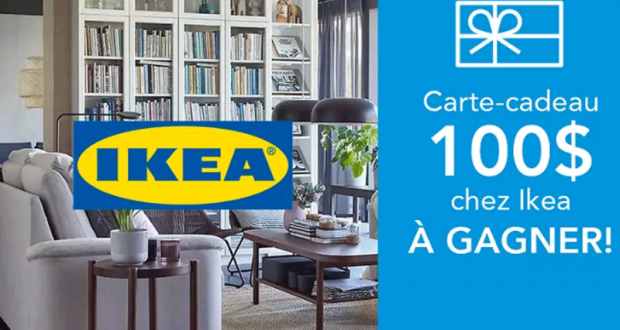 Une Carte cadeau IKEA de 100$