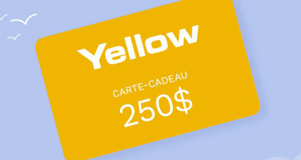 Carte cadeau CHAUSSURES YELLOW de 250$