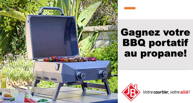 Un BBQ portatif au propane