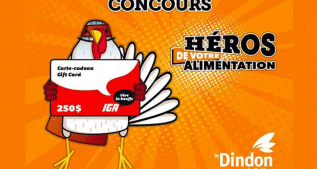 Une carte-cadeau de 250 $ chez IGA