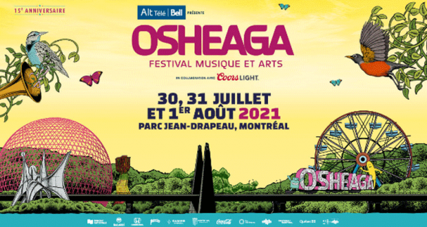 Weekend VIP pour 2 personnes pour OSHEAGA 2021