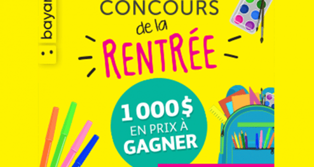 1000$ en prix à gagner