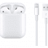 AirPods Apple avec étui de chargement filaire