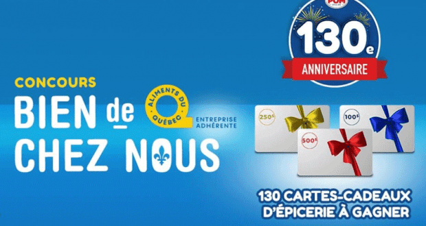 Gagnez 20 000$ en cartes-cadeau IGA - Metro - Super C ou Walmart