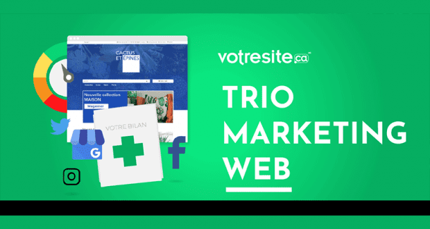 Trio marketing d’une valeur de 3295$