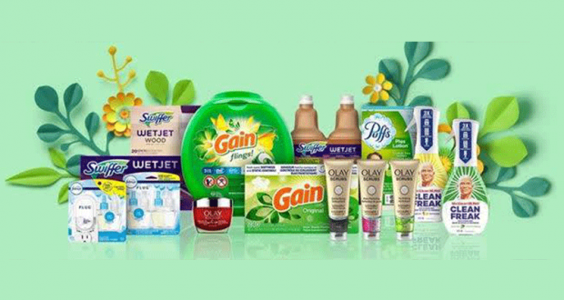 Un ensemble de produits Procter & Gamble