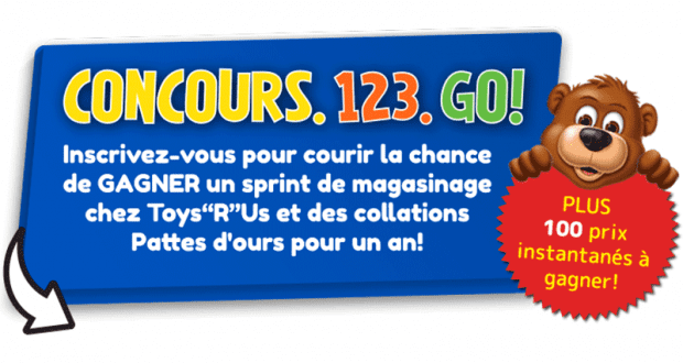 Un sprint de magasinage Toys“R”Us de 30 secondes (2000$)