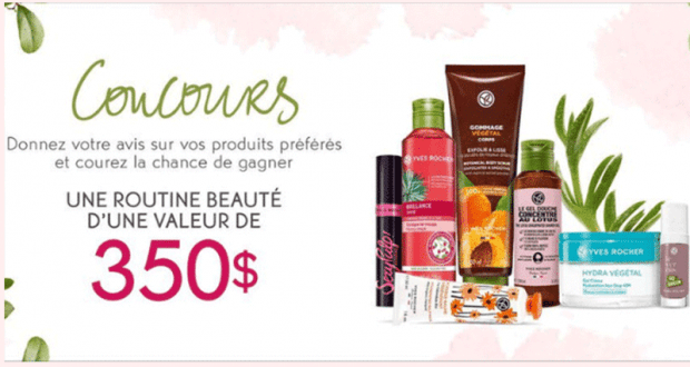 3 coffrets routine beauté de Yves Rocher