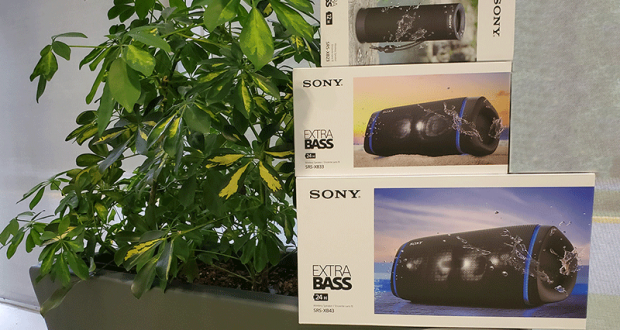 3 haut-parleurs Extra Bass Sony