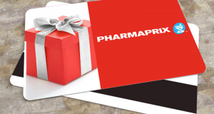 4 cartes-cadeaux Pharmaprix de 50 $